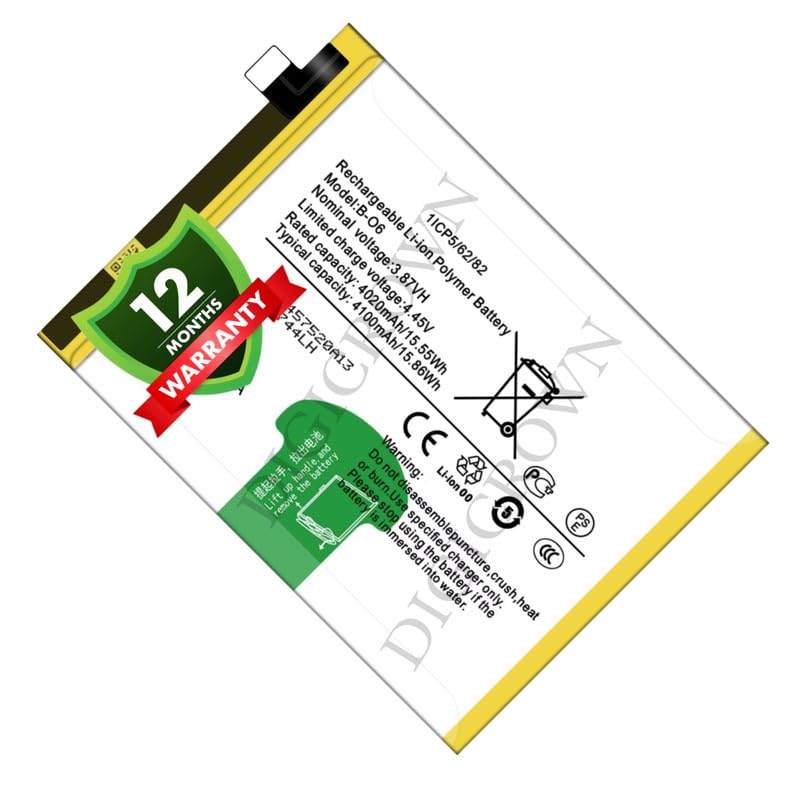 Image of Original B-O6 Battery Compatible for Vivo V20 SE (V2022, V2023) - (4100mAh) - 1 Year Warranty DF7