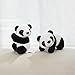 Warmtree toy 4 inch Cute Plush Panda Clip Note Clip Stand Photo Holder Stand Memo Clip,Pack of 2