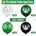Skylety 48 Pcs Weed Balloons 420 Marijuana Party Decoration Pot Leaf Maple Latex Balloons Weed Themed Decor for 420 Celebration Birthday Party Supply