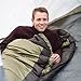 Coleman North Rim 0°F Big & Tall Sleeping Bag, Cold-Weather Mummy Sleep Sack with No-Snag Zipper & Adjustable Hood for Warmth & Ventilation, Large Camping Sleeping Bag