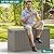 YITAHOME 80-Gallon Waterproof Resin Outdoor Storage Box, Lockable Storage Container for Outdoor Furniture, Cushion Storage, Pool Accessories, Garden Tools and Sporting Gear, Taupe