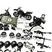 ZHX Military Weapons Pack Guns and Accessories for Minifigures Building Blocks Military Toys for Kids