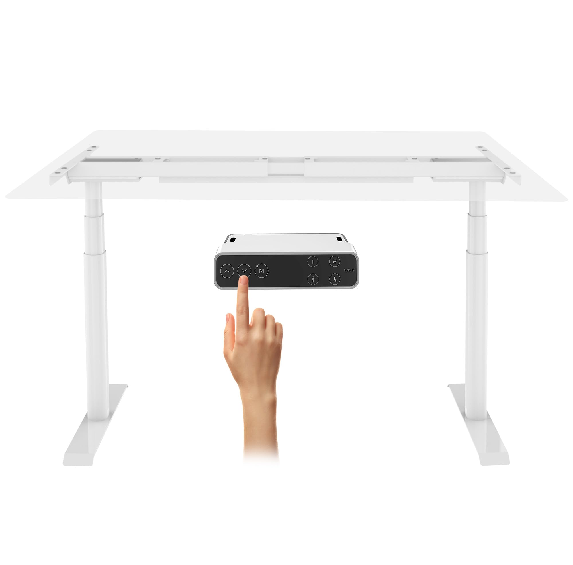 Flexispote6 Pro Oval Dual Motor Stages Standing Desk Oval