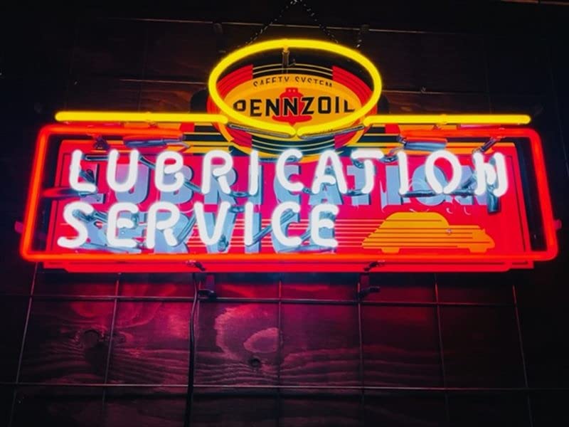 Amazon.co.jp: PENNZOIL オイル ネオン サイン 看板 ハーレー 世田谷