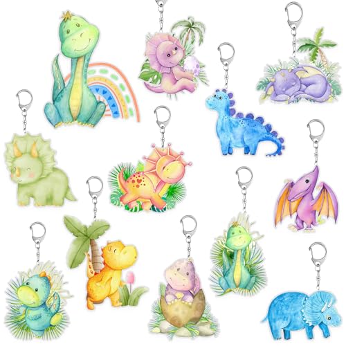 Porte-clés dinosaure souvenir de baby shower et cadeau invités baptême