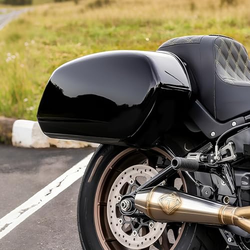 Alforjas rígidas con kit de acoplamiento para Harley Low Rider ST FXLRST 2022-2024, FXLRS 2020-2024 y FXLR 2018-2020 color negro miniatura 4