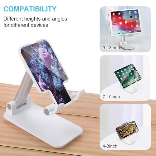 Soporte de teléfono KHAUERBC para evitar fatiga cervical, compatible con tablets de hasta 13" 3
