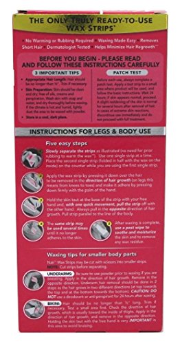 Nair Hair Remover Wax Ready-Strips 40 Count Legs/Body (3 Pack) #TOP1