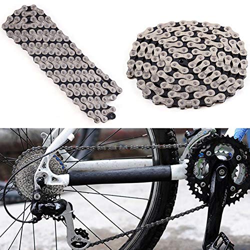 18/21/24 Speed Bicycle Chain - Stainless Steel Bicycle Missing Chain Link - 58.66X0.31X0.20 Inch #TOP3