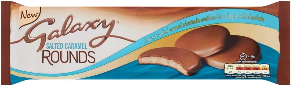 Salted Caramel Chocolate Biscuit Rounds 128G