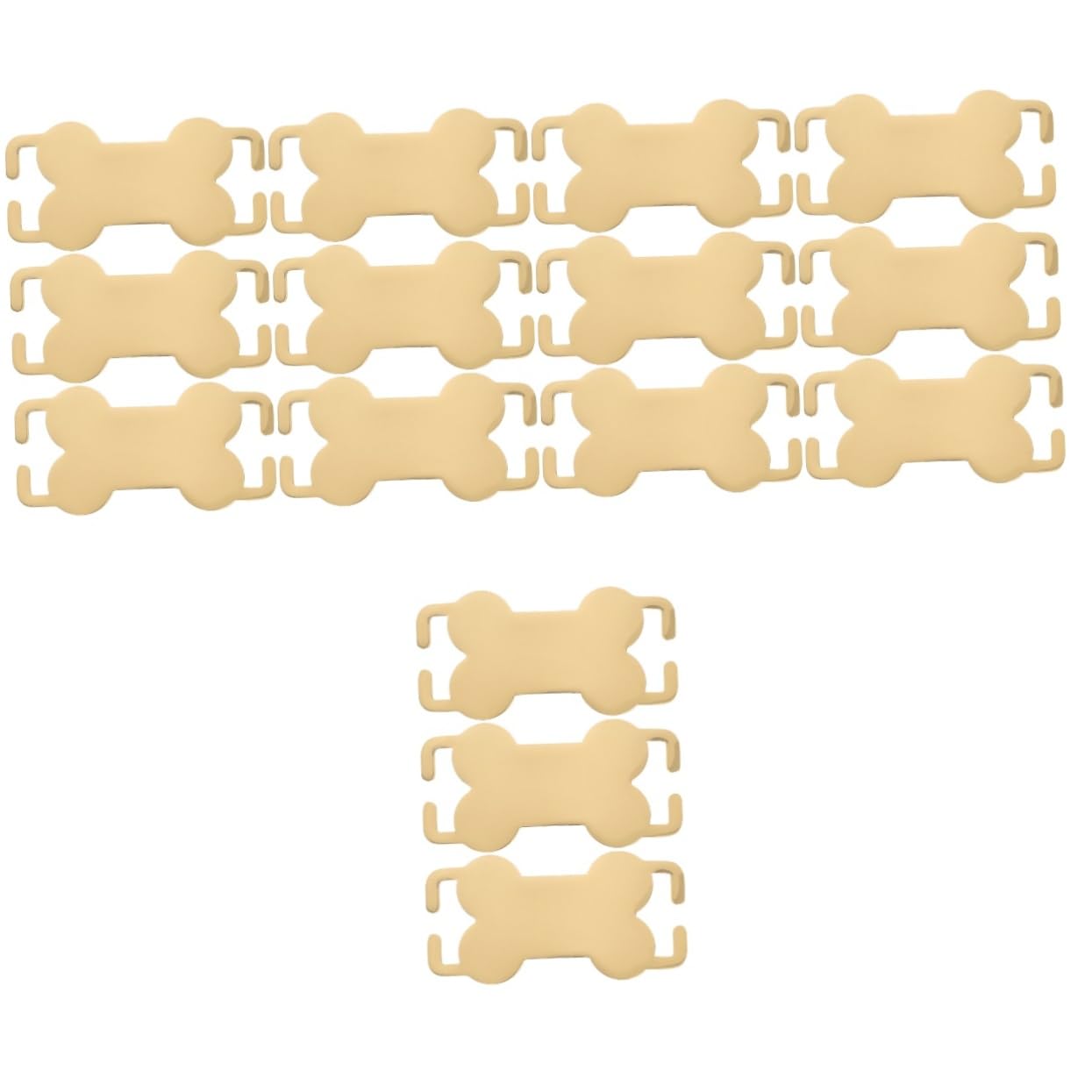 INOOMP 15pezzi Medagliette Inossidabile Per Targhette Per Personalizzabili Incisione Design e Resistenti