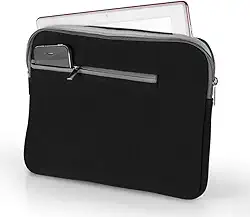 Case Pocket Preto E Cinza Para Notebook Até 14 - Atrio, BO207