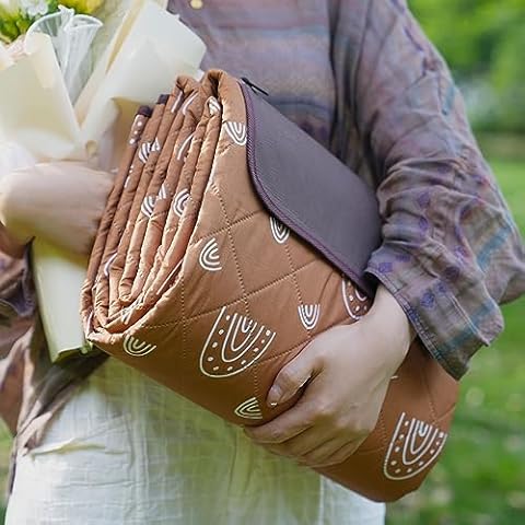 OESSUF Extra Large Waterproof Picnic Blanket Cover