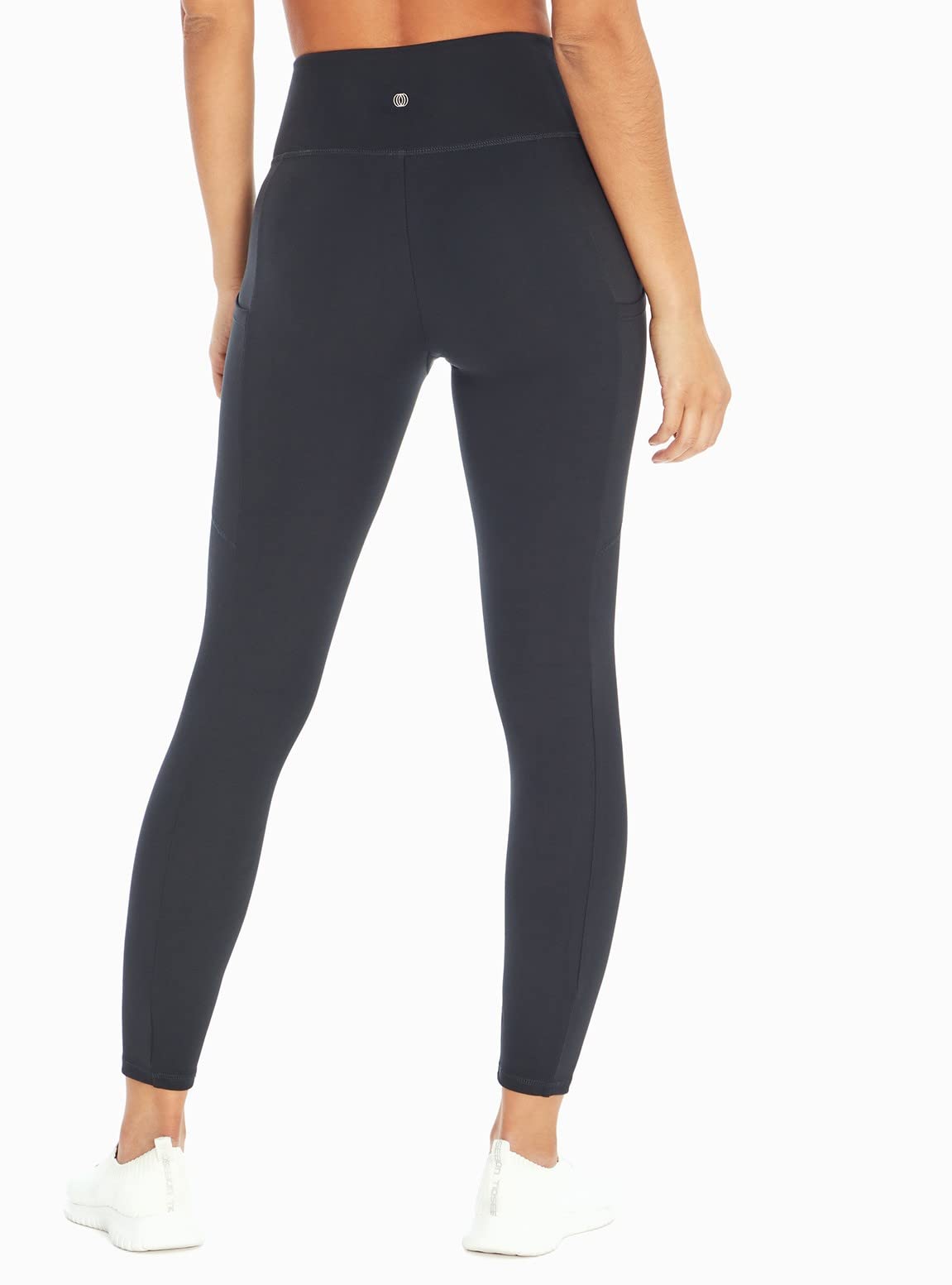 Balance Collection Womens Standard Eclipse High Rise Pocket Legging, Black, Medium