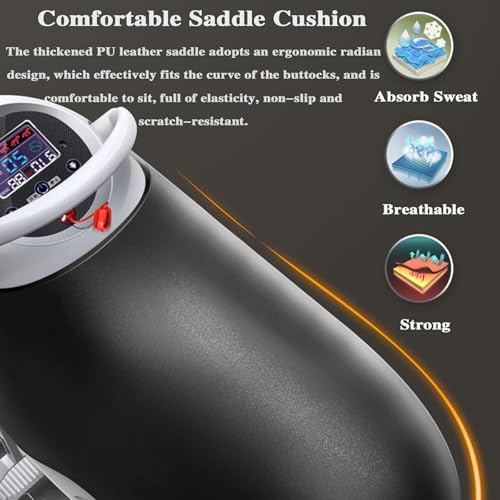 Image of Indoor Electric Horse Riding Machine Abdominal Exercise Machine Fitness Equipment Multifunctional Body Shaping Sports Stove Leg Trainer,Black