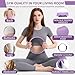 HAKELPOK Pilates Essentials Kit for Women, Home Pilates Kit with 9.8” Ball, Resistance Bands, Magic Circle, Accessories, Pilates Set for Beginners, Toning, Fitness Gift Idea (Purple)