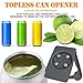 Produktbild Xbeast Edge Dosenöffner Tragbarer Dosenöffner Go Swing Topless Manueller Dosenöffner für 8-19 Unzen Getränkedosen Haushaltsbar Tool