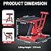 CXRCY Dirt Bike Lift,Adjustable Height Motorcycle Stand Lift with 450Lbs Capacity,Quick Lift for Dirt Pit Bike Repair&Maintainance