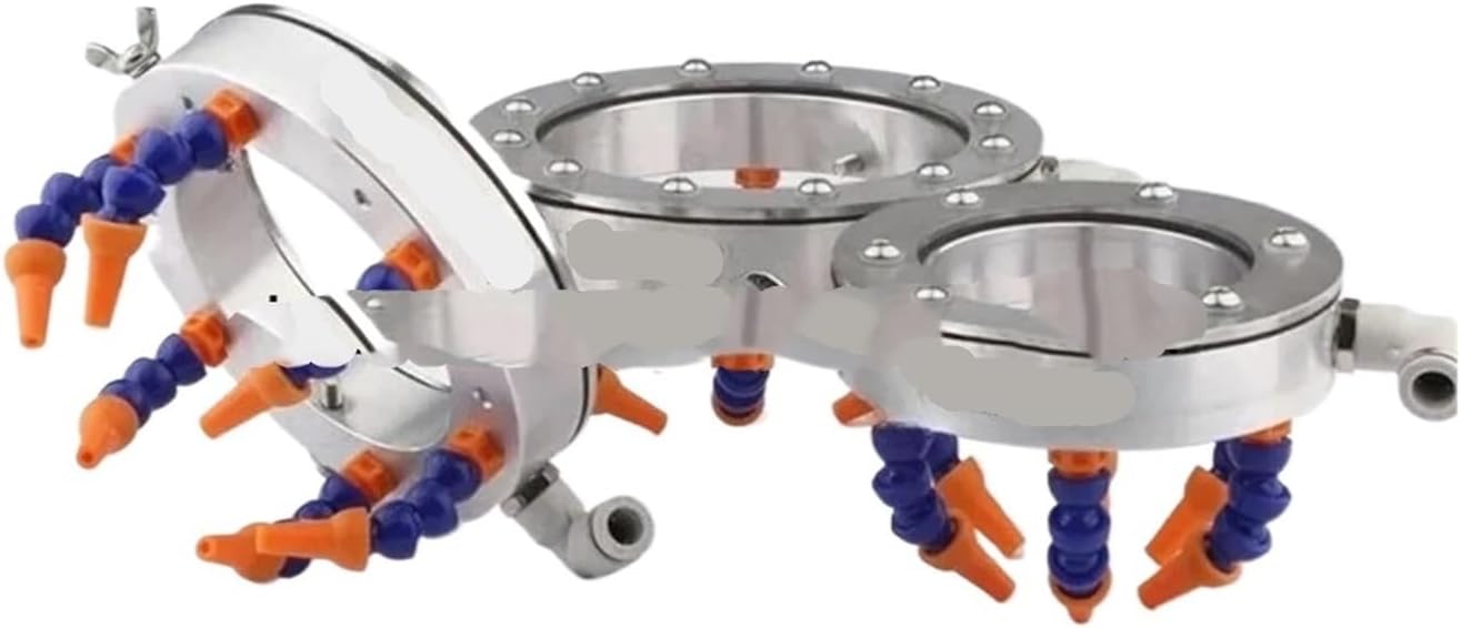 Spindle Cooling Ring Suitable for Liquid Coolant Pipe Hose Tube Nozzles Spray Ring For Spindle Motor Cnc Router(105mm)