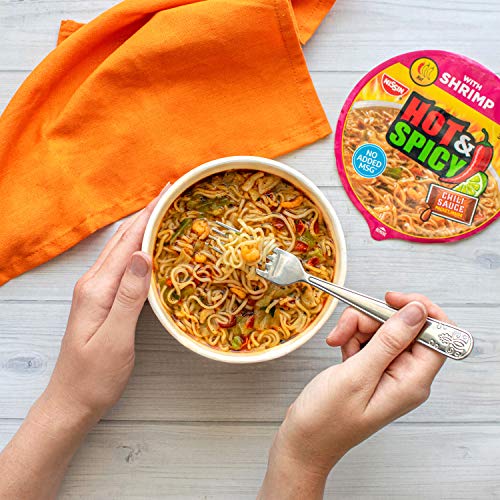 Nissin Hot & Spicy Ramen Noodle Soup, Shrimp, 3.27 Ounce (Pack of 6) - Image 5