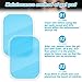 Treela 300 Pcs/ 150 Pack Gel Pads Muscle Stimulator Pads ABS Stimulator Gel Pads Replacement Training Accessory for AB Workout EMS Toner Abdominal Muscle Trainer Toning Belt Belly Arm Thigh Flab Leg