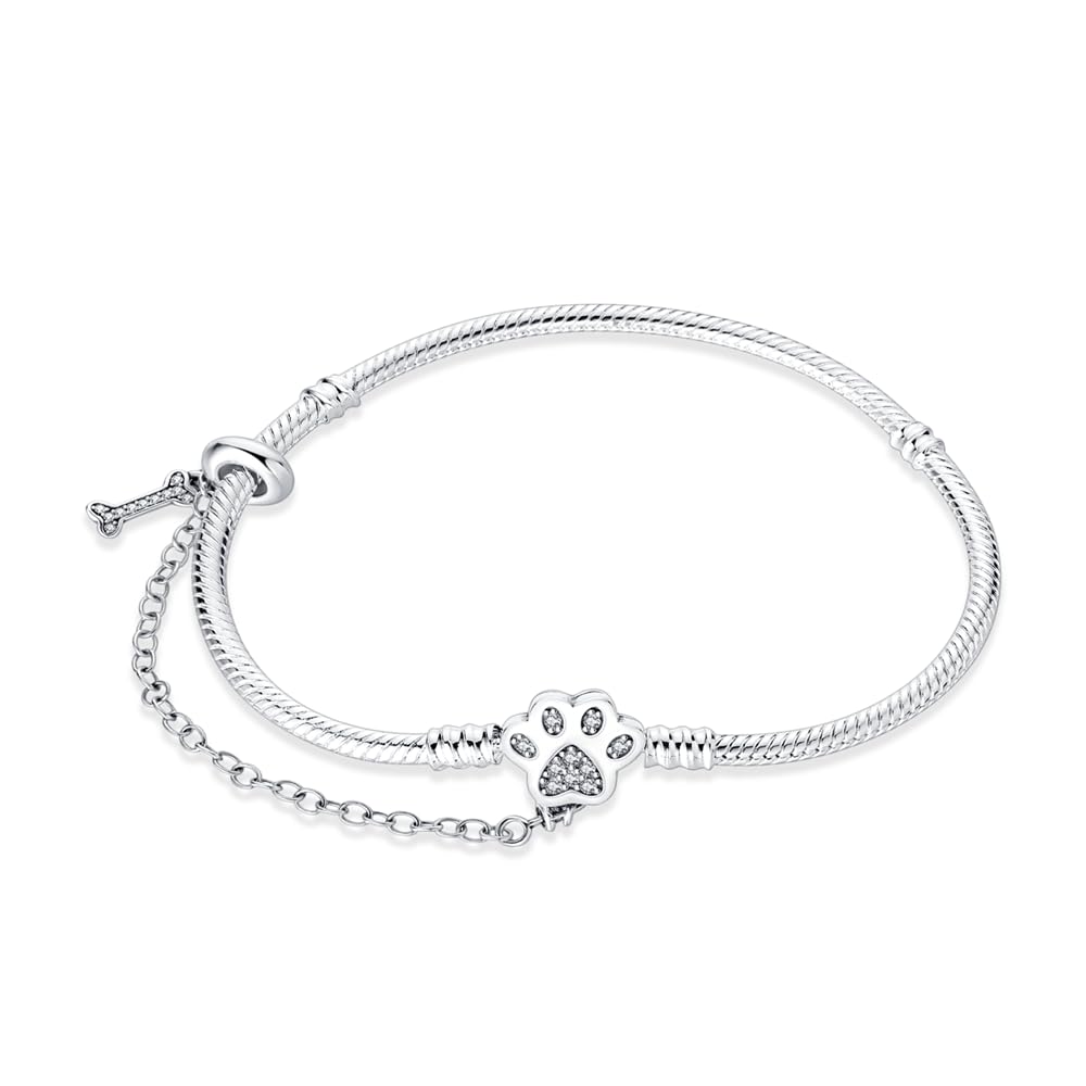 LNQOBU Clip/Stopper Charms für Armband 925 Sterlingsilber Pa