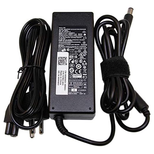 Dell 90W 19.5V 4.62A Laptop Charger AC Adapter for Latitude E6220 E6230 E6320 E6330 E6400 E6410 E6420 E6430 E6440 E6500 E6510 E6520 E6530 E6540 E7240 E7250 E7440 E7450； Vostro 3460 3560 1540 3750 XPS