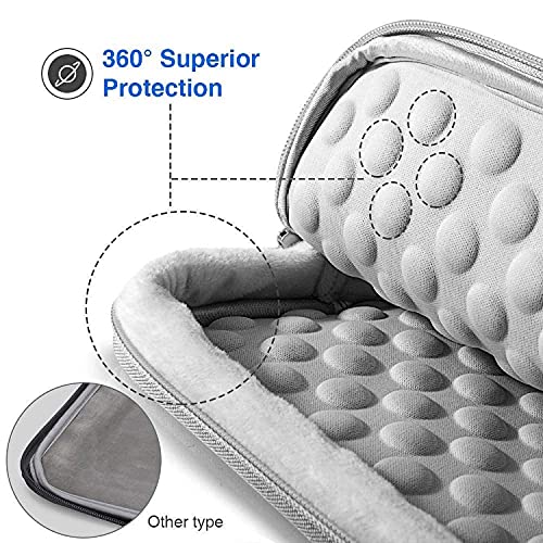 Image of MOCA 13 Inch 360 Laptop Sleeve Compatible with MacBook Air 13 13.6 M1 M2 M3 M4 MacBook Pro 13 M1 M2 Dell XPS 13 HP Spectre Envy 13 Lenovo ThinkPad X13 ASUS ZenBook 13 Surface13.5 (Summer Blue)