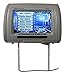 New Rockville RDP931-GR 9” Gray Car DVD/USB/HDMI Headrest Monitors+Video Games