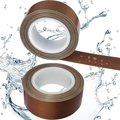Good news PTFE Telfon Tape high Temperature Tape Welding Sealing Tape for Vacuum Sealer Machine(25mm x 11yards(33feet) x 0.18mm)