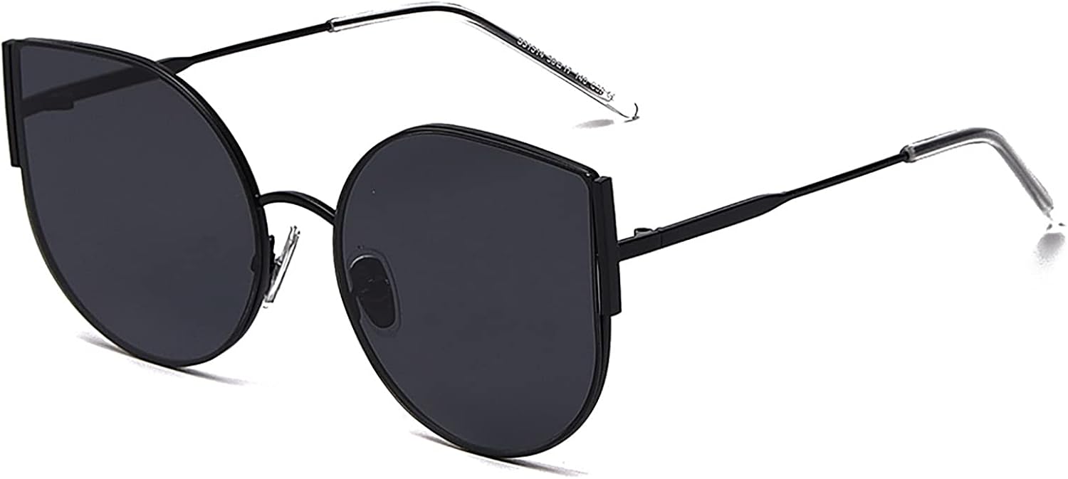 Sunglasses Fashion Big Frame Sunglasses for Men and Women Uv400 Protection Suitable for Driving Shopping (Color : B)