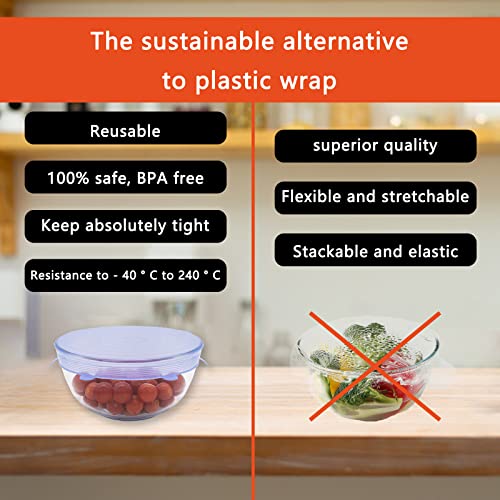 Coperchi in Silicone Estensibile Coperchi Elastici...