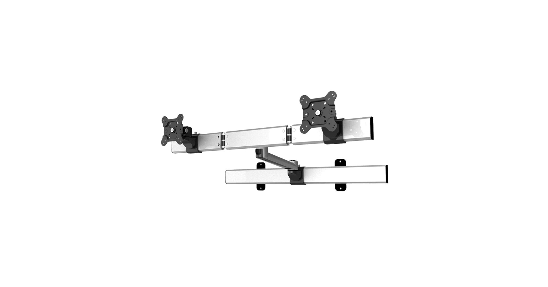 Amazon.co.jp: Continews デュアルモニター スライド式壁