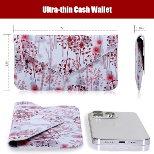 Image of XEYOU Women's Card Wallet Envelope Style Credit Card Holder Cute Cash Wallet for Ladies