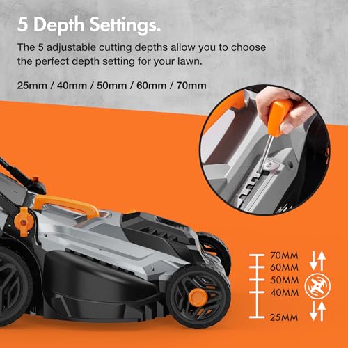 VonHaus 1600W Electric Corded Lawn Mower