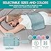 Heating Pad for Period Cramps, Heating Pad for Back/Neck/Shoulder Muscle Pain, 6 Heating&4 Timer Setting, Auto Shut Off, Dry/Moist Heat & Machine Washable, Gray Birthday Christmas Gifts for Women Mom