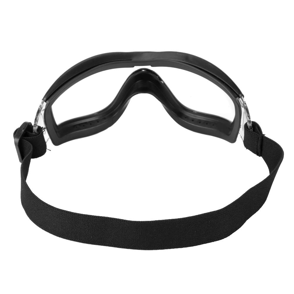 Gafas de Motocicleta Antivaho, Protección para los Ojos, Gafas de Seguridad a Prueba de Polvo y Viento con Lentes Transparentes para Motocicleta, esquí, Monopatín, Senderismo,