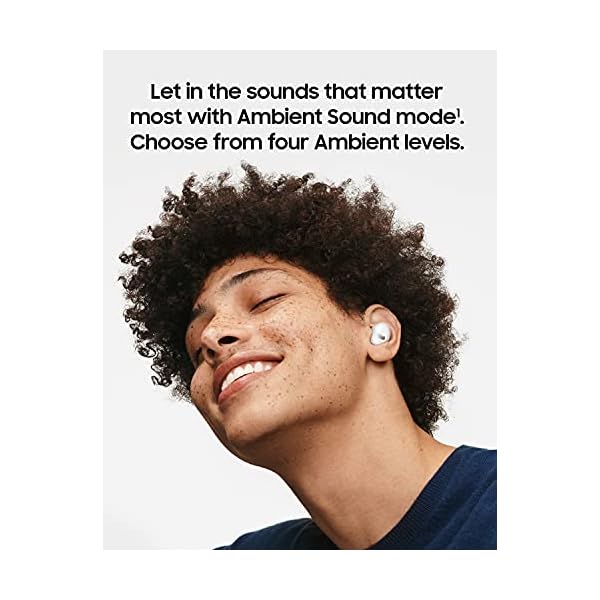 SAMSUNG Galaxy Buds Pro True Wireless Bluetooth Earbuds w/ Noise Cancelling, Charging Case, Quality Sound, Water Resistant, Long Battery Life, Touch Control, US Version, White
