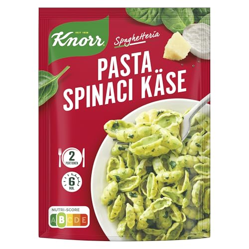 Knorr Spaghetteria Pasta Spinaci Käse Nudel-Fertiggericht leckeres Nudelgericht 2 Portionen