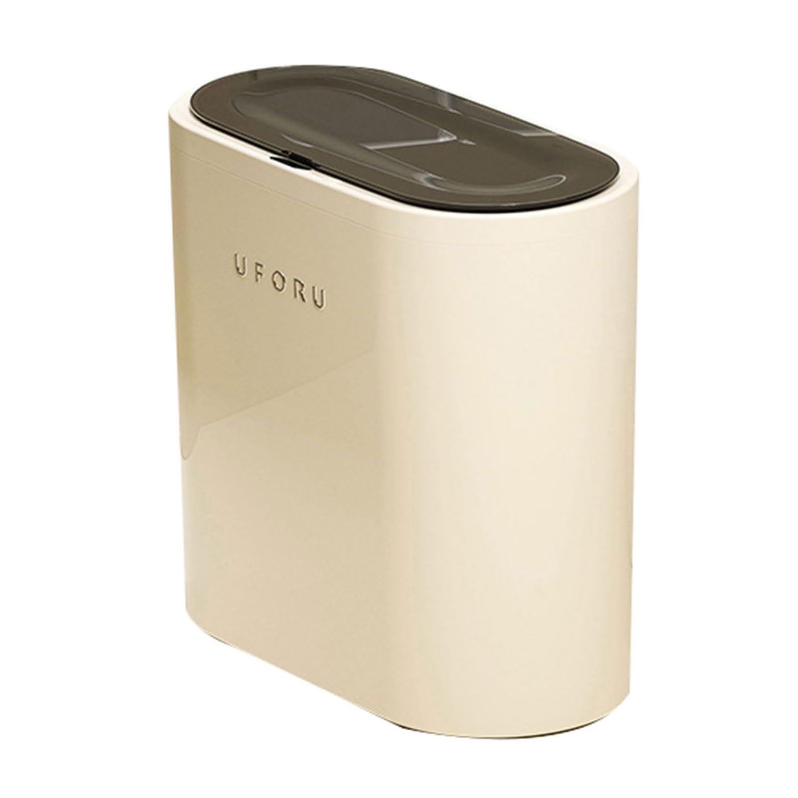 Jazuaiao Touchless Trash Bin, Automatic Garbage Can Small White Wastebasket for Toilet, Bedroom Waste Container