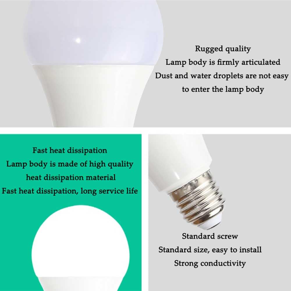 Paquete de 2/10 Bombillas LED E27 Blanco cálido 3000K 22W Bombilla LED de bajo Consumo, Equivalente a 40W, Bombilla LED 2200lm para iluminación del hogar, sin Parpadeo CRI>80