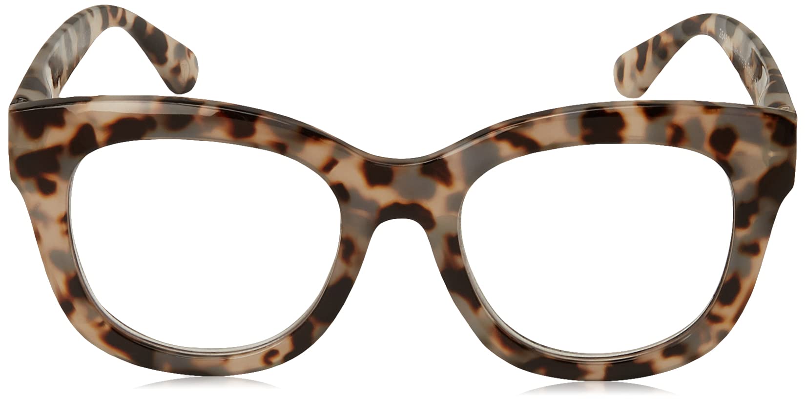 Peepers by PeeperSpecs Center Stage Gafas de gran tamaño no polarizadas para mujer, gris tortuga – Lentes de filtro de luz azul enfoque, 1