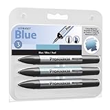 Letraset Promarker Colour-Blend 3 Blue Set