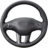 funda volante kia ceed 4. Función dual: protege y mejora la apariencia del volante viejo o sucio, protege tus manos del calor y el frío. Masajee sus palmas al mismo tiempo para aliviar su fatiga.