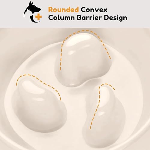 Miniatura 9 de Flexzion Slow Feeder - Cuenco interactivo para perros, antiahogamiento, antideslizante para comer lentamente, divertido comedero para mascotas,