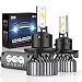 H13/9008 LED Headlight Bulbs Hi/Lo Beam Conversion Kit, DOT Approved, SEALIGHT S1 series Super Bright 24xCSP chips LED Automotive Headlamp-6000K Xenon White (2 Pack)