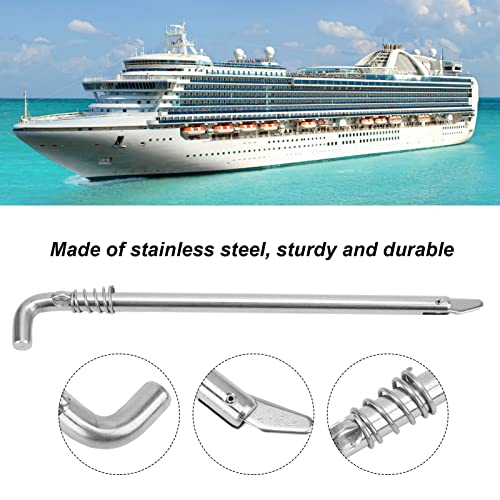 Keenso Outboard Tilt Rod, Stainless Steel Boat Motor Tilt Rod Assy 688-43160-01 for 2 Stroke 50 Outboard Engine, Fishing Boat, Watercraft, Small Boat, Easy Installation and Maintenance