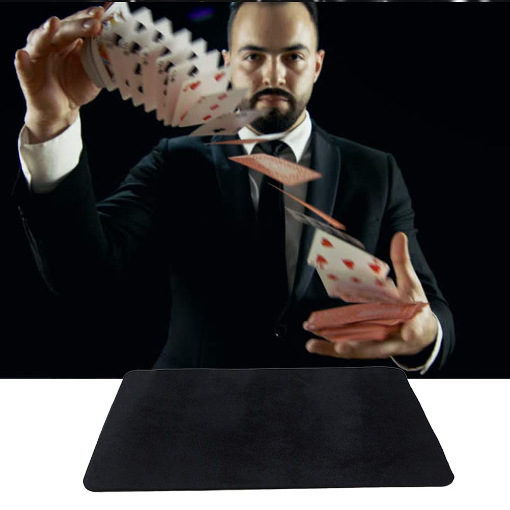 Tappetino Poker, Spesso per Trucchi e Giochi Tappetino Carte Nero for Professionisti e Principianti in Casino e Casa