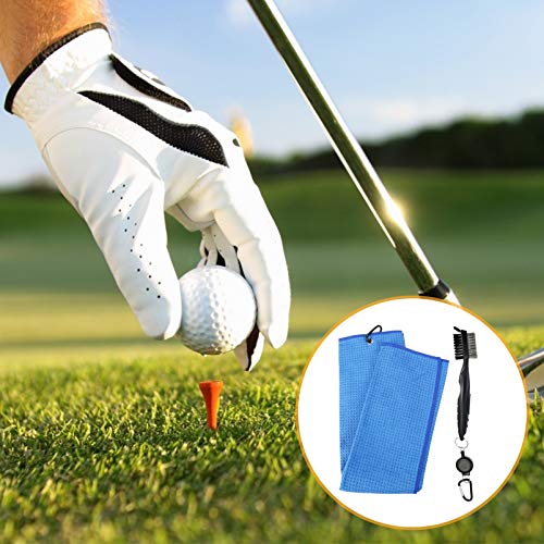 BESPORTBLE 2Pcs Ferramentas de Limpeza Escova de Limpeza de Golfe Golfe Sulco Cleaner Microfibra Toa