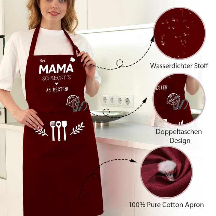 Cadeau Anniversaire Maman Tablier U00e0 Personnaliser Avec Logo, Photo Ou Texte - Communication Des Tablier Homme Personnalisé